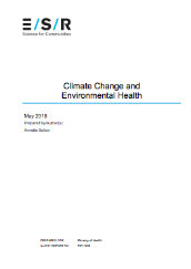 Climate change and environmental health